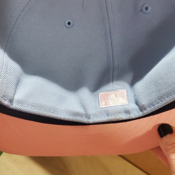 New Era 59 Fifty Colorado Rockies Nwt 25th Anniv. Fitted Hat. Cotton Candy. Mlb - Picture 8 of 13